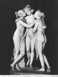 Três Graças, 1812-16 (mármore) (veja também 266965 e 266966)